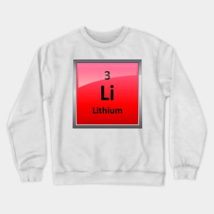 Lithium Element Tile - Periodic Table Crewneck Sweatshirt